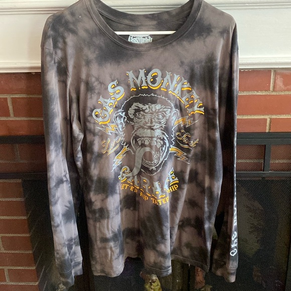 Gas Monkey Men's Garage Gas Monkey Long Sleeve Graphic T-Shirt - Picture 2 of 5
